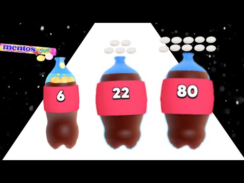 Mentos Cola 3D Game | All Levels Walkthrough Gameplay #1