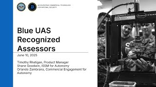 AMA: Defense Innovation Unit Recognized Assessors program