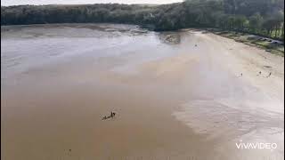 Woodstown Beach County Waterford Ireland, Oysters ***Drone***