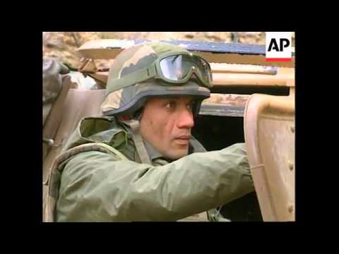 Bosnia - RRF Weapons Deployed On Mount Igman