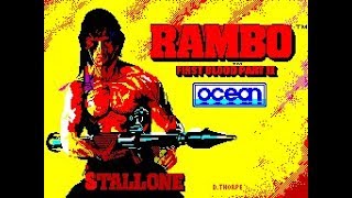 Rambo First Blood Part II - ZX Spectrum/C64 Comparison
