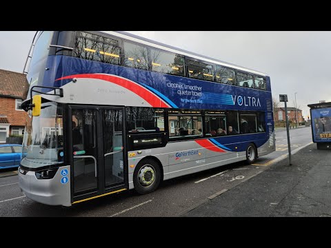 *BRAND NEW ELECTRIC BUS* Voltra 58 to Newcastle - Go North East 6819 - MA75 CUG