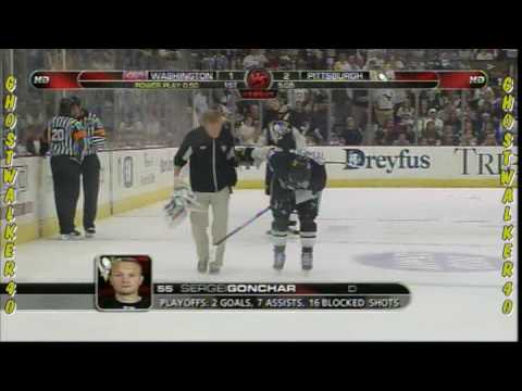 (HQ-WS) Ovechkin's Cheap Shot On Sergei Gonchar 5/8/2009