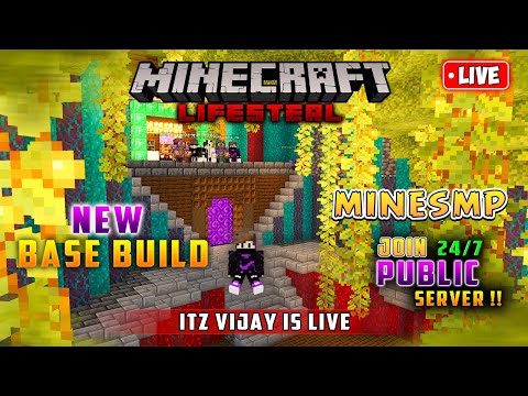 🚨EPIC MINECRAFT LIFESTEAL SMP LIVE NOW!💥
