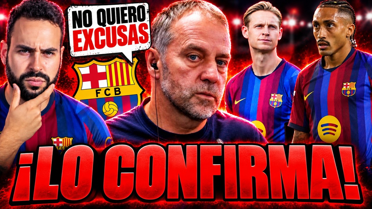 🚨 ¡FLICK LO CONFIRMA! AVISO IMPORTANTE y REGRESAN De Jong y Raphinha