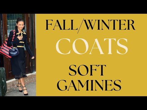 Kibbe Soft Gamine Coats | Best Coat Styles for  Petites Soft Gamine (Kibbe ID Series)
