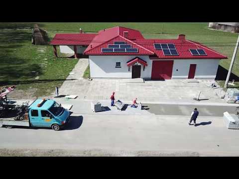 Gmina Lubień Kujawski z lotu ptaka - Przebudowa drogi Modlibórz - Bilno