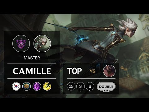 Camille Top vs Malphite - KR Master Patch 9.9