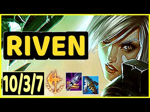 RIVEN VS HEIMERDINGER - 10/3/7 KDA TOP GAMEPLAY CHALLENGER I