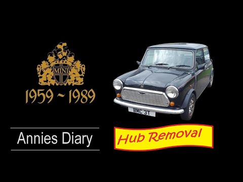 Austin mini Front hub full strip down on my classic mini thirty