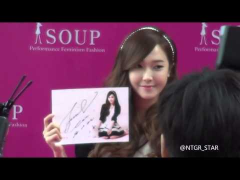140404 SNSD JESSICA Soup Fan sign Event
