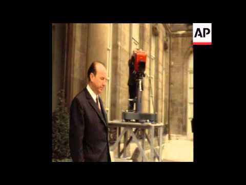 SYND 11/10/1970 A CHEGADA DOS MINISTROS AO PALÁCIO DO ELISÉEU