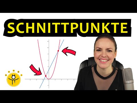 SCHNITTPUNKTE berechnen Parabel und Gerade – pq Formel