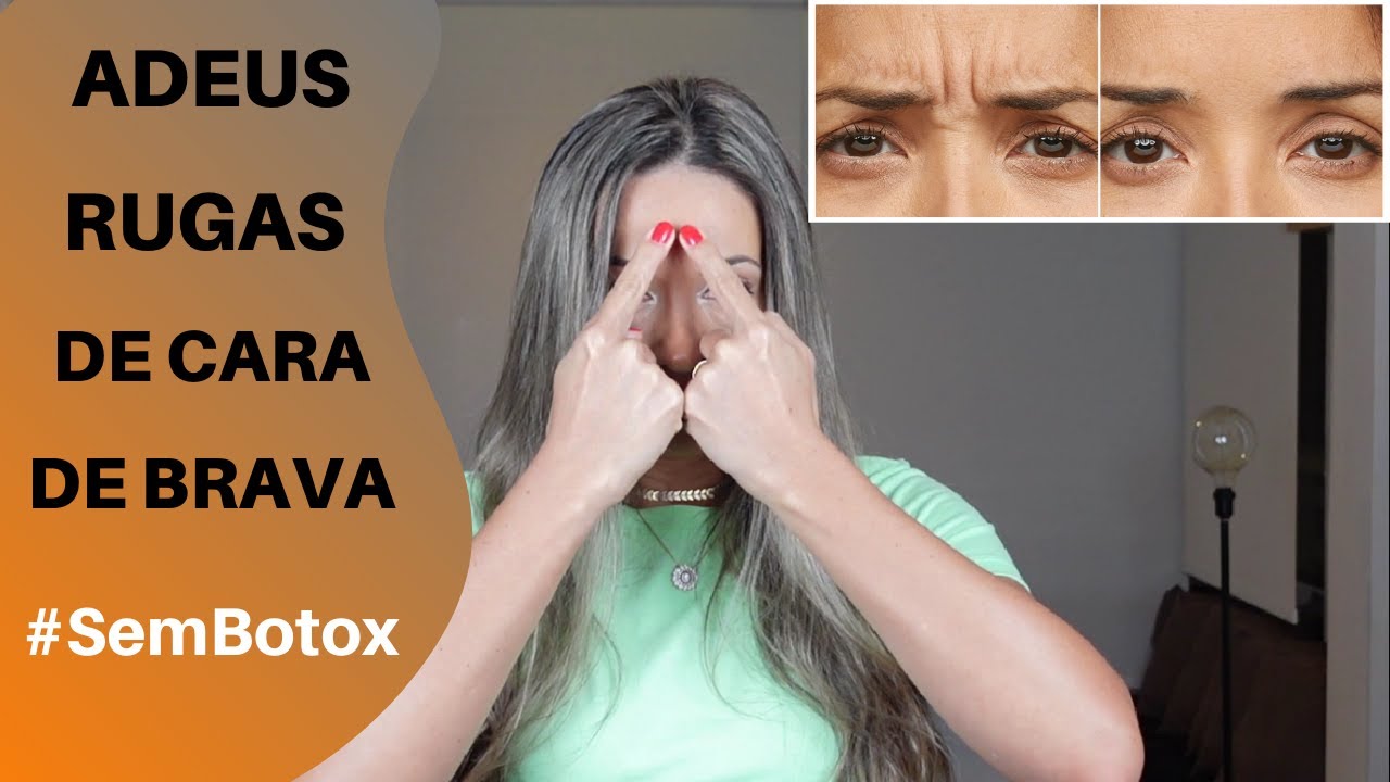 ACABE com as RUGAS entre as Sobrancelhas (Glabela)