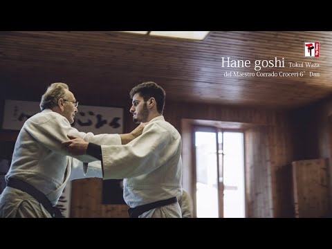 The Hane goshi of the Judo Master Corrado Croceri, 6th Dan