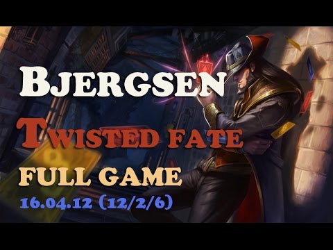 TSM Bjergsen Twisted fate Full Game (12/2/6)