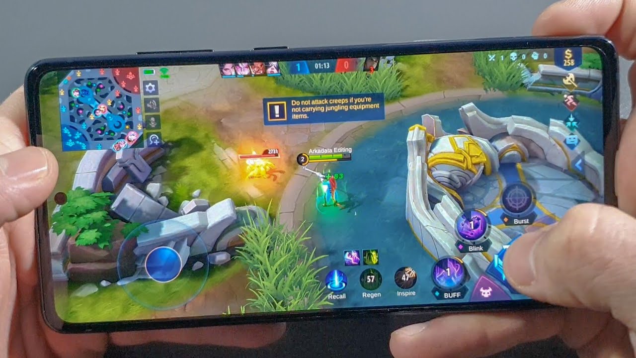 Samsung S20 FE 6/128 Exynos 990 Mobile Legends 60fps Test