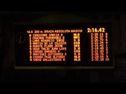 Circuito Inv. Madrid - 200 Braza Masc. Final A - 04 11 17