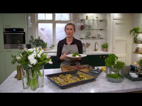 Kökets middag: Flankstek med krossad potatis och tryffelmajonnäs - Köket