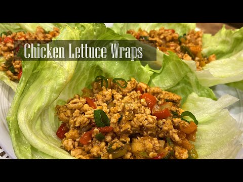 Chicken Lettuce Wraps || Asian Chicken Lettuce Wraps Recipe - RKC