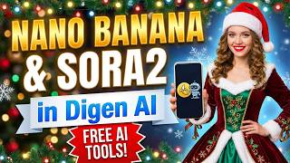 Digen AI Tutorial: Best FREE AI Video Generator 2026? (nano banana and sora2)