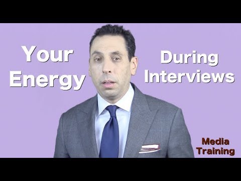 Media Training | Energy during Media Interviews