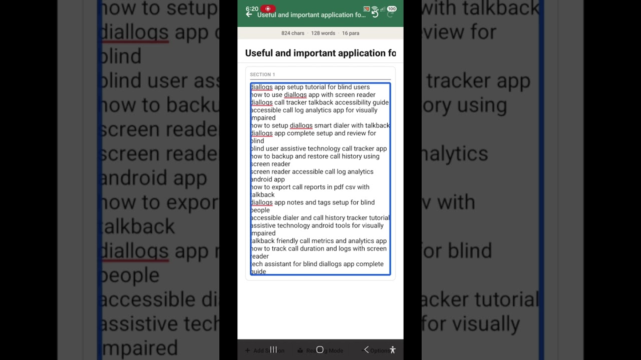 superb app analyse and summarize calls for blind Advanced call tracking with smart statistics 🔥🔥🔥