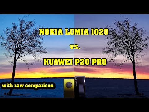 Huawei P20 Pro vs. Nokia Lumia 1020