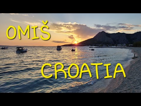 Omiš Croatia - Fortress,Beach and City by Dron 2024