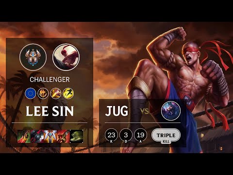 Lee Sin Jungle vs Skarner - EUW Challenger Patch 10.16