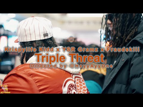 KrispyLife Kidd x YSR Gramz x CTM Frosty - Triple Threat (Official Music Video)