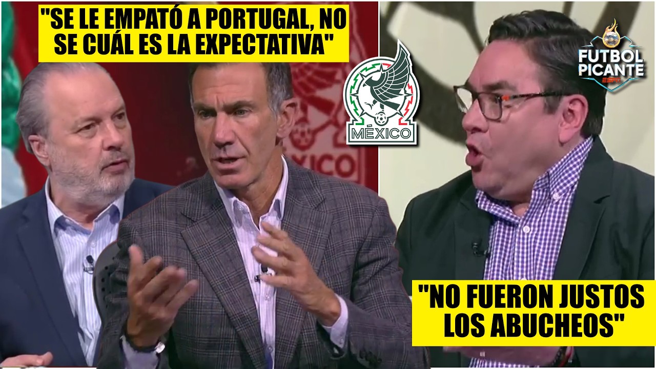 ¿EXAGERA la AFICIÓN con los ABUCHEOS?... luego de que MÉXICO le empató a PORTUGAL | Futbol Picante