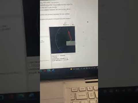 Angle Between Two Vectors With Vpython
