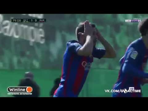 El Gol que no le valieron al Barcelona  Disallowed Goal Betis vs Barcelona 29012017 - New 1018