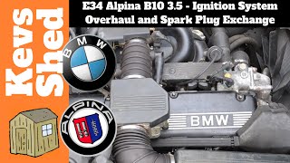 E34 BMW Alpina B10 3.5 Ignition System Overhaul & Spark Plug Change.