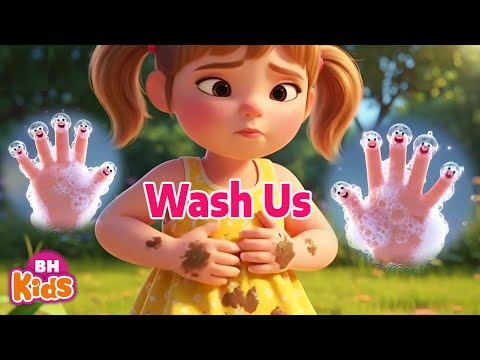 Wash Us - Wash your hands Children's Song with Lyrics & Nursery Rhymes