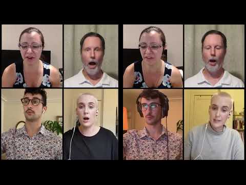 O clap your hands,  Orlando Gibbons (Patrick Godon  & Holy Spirit Quartet SSAATTBB a cappella)