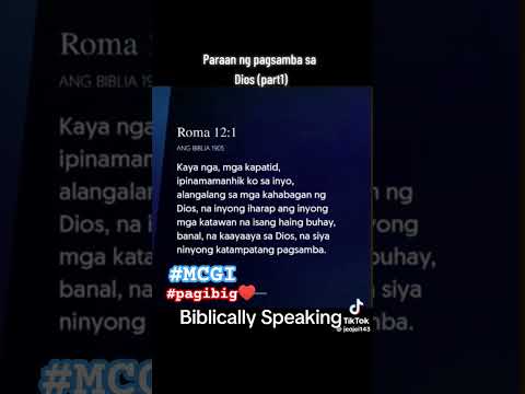Anong Paraan ang pagsamaba sa Dios | Bro. Eli Soriano #MCGI #church