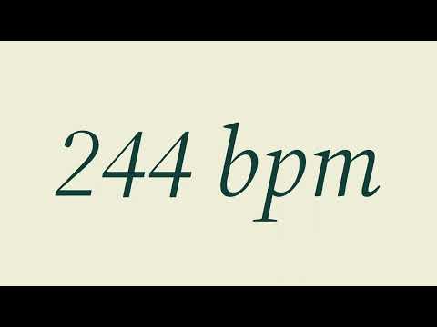 Metronome - 244 bpm