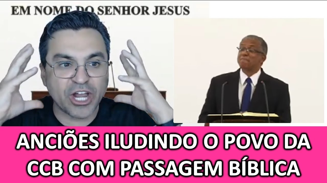 VEJA: Ancião Iludindo o povo da CCB para pedir que não saiam da CCB.