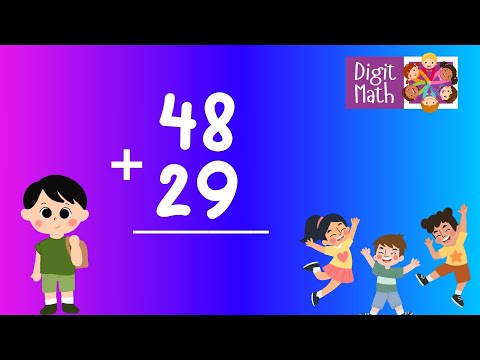 Adding 2-Digit Numbers With Regrouping | Double-Digit Addition | Elementary Math