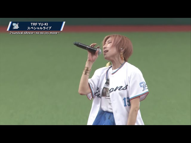 TRFのヴォーカリストYU-KI さんが来場し、試合後にスペシャルライブを開催!! 2025年4月20日 埼玉西武ライオンズ 対 福岡ソフトバンクホークス