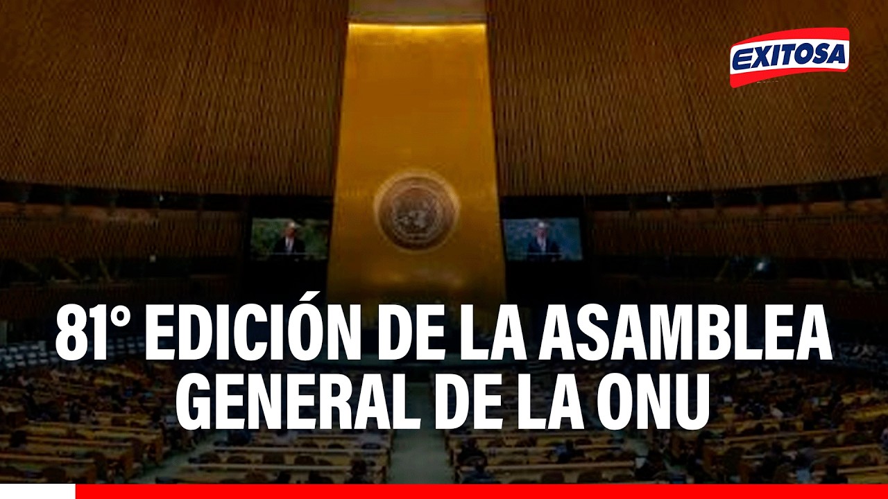 🔴🔵 Se celebrará la 81° edición de la AsambleaGeneral de la ONU
