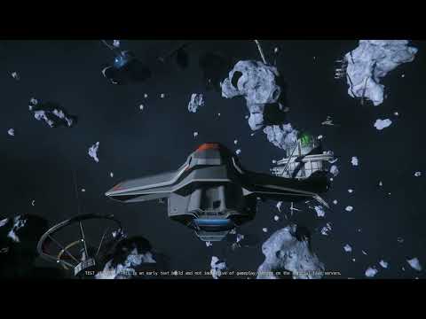 Star Citizen Alpha 3.18 PTU - Visiting the Yela Miner's Lament Racing Track