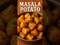 Masala Potatoes In 60 Seconds Shorts Easyrecipes