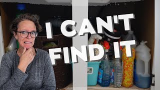 Organize with me! | Under the Kitchen Sink