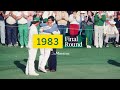 1983 Masters Tournament Final Round Broadcast