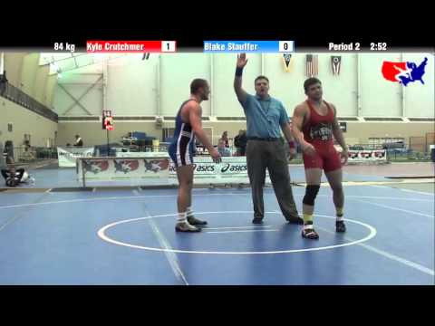 Kyle Crutchmer vs. Blake Stauffer at 2013 ASICS University Nationals - FS