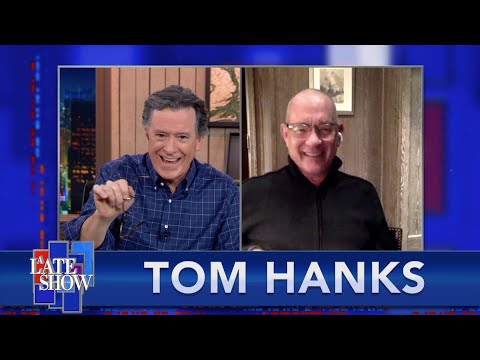 湯姆-漢克斯拿下 "科爾伯特問題" (Tom Hanks Takes "The Colbert Questionert")