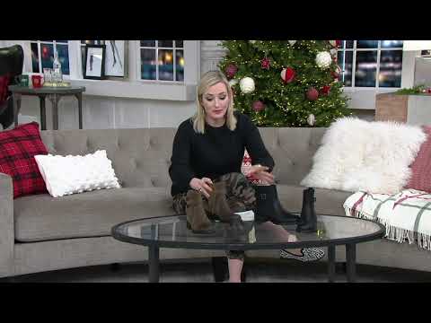 Clarks Collection Leather Ankle Boots - Orinoco Bend on QVC
